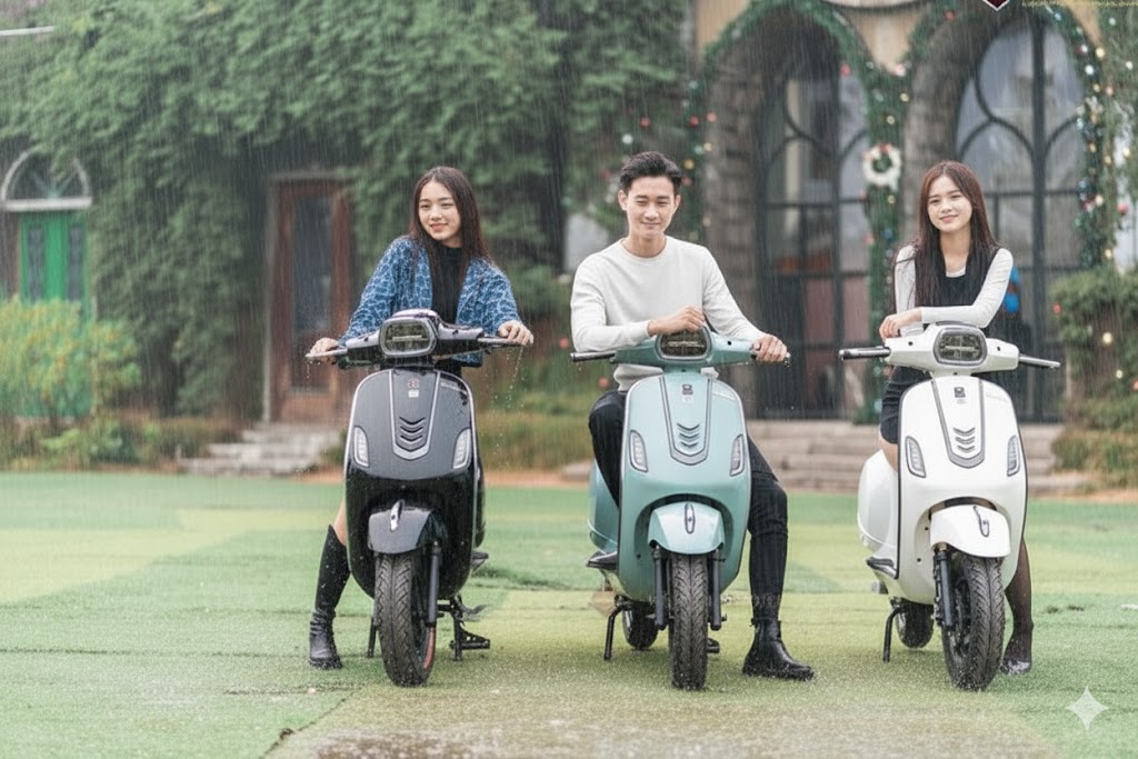 Chuẩn bị xe máy điện cho mùa mưa, lưu ý cần nhớ cho người dùng