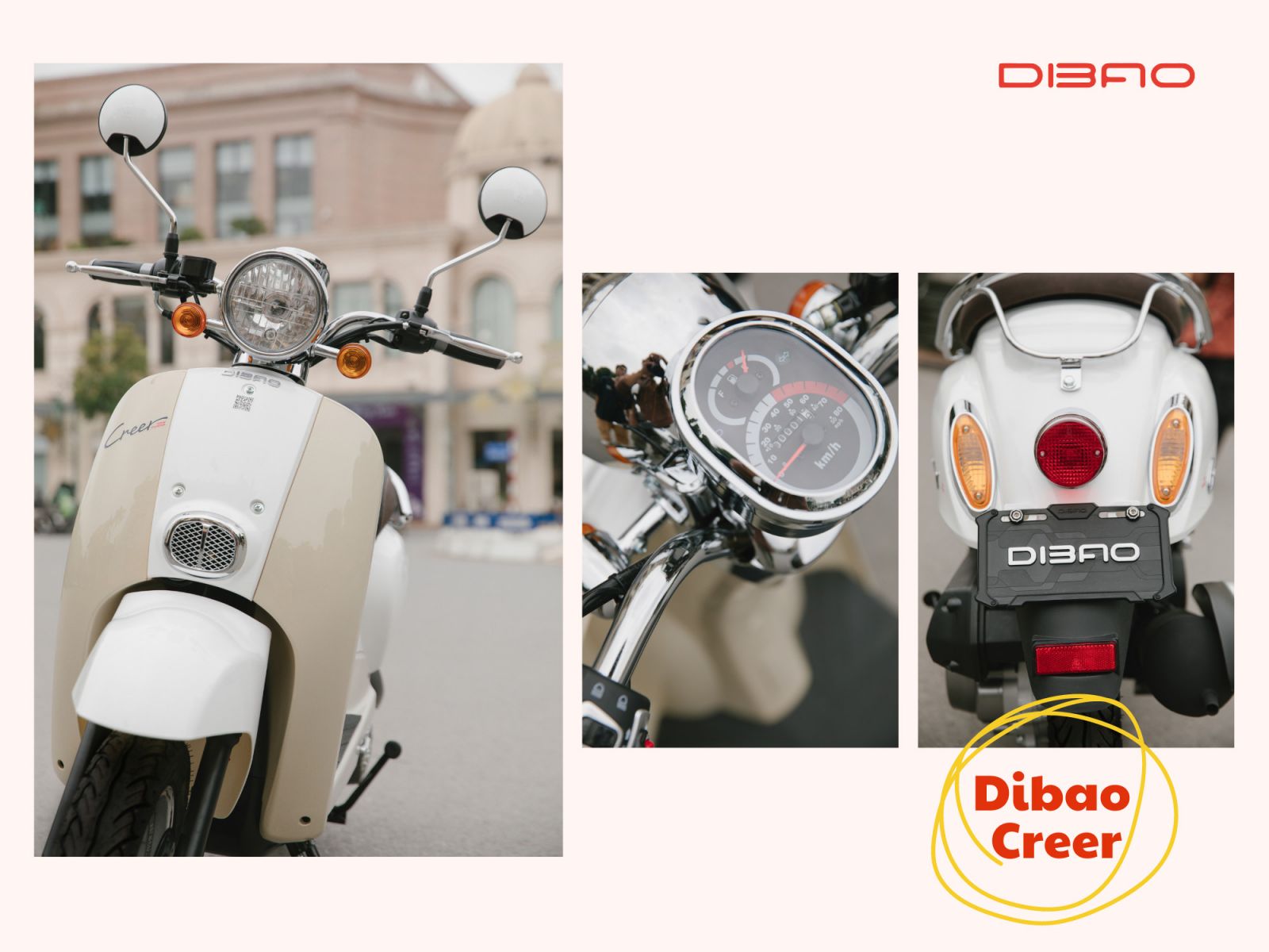 Xe máy tay ga 50cc Dibao Creer 2022