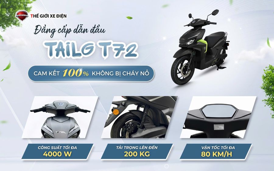 Chiếc xe điện Tailg T72 khiến người đi đường tưởng nhầm Honda Air Blade