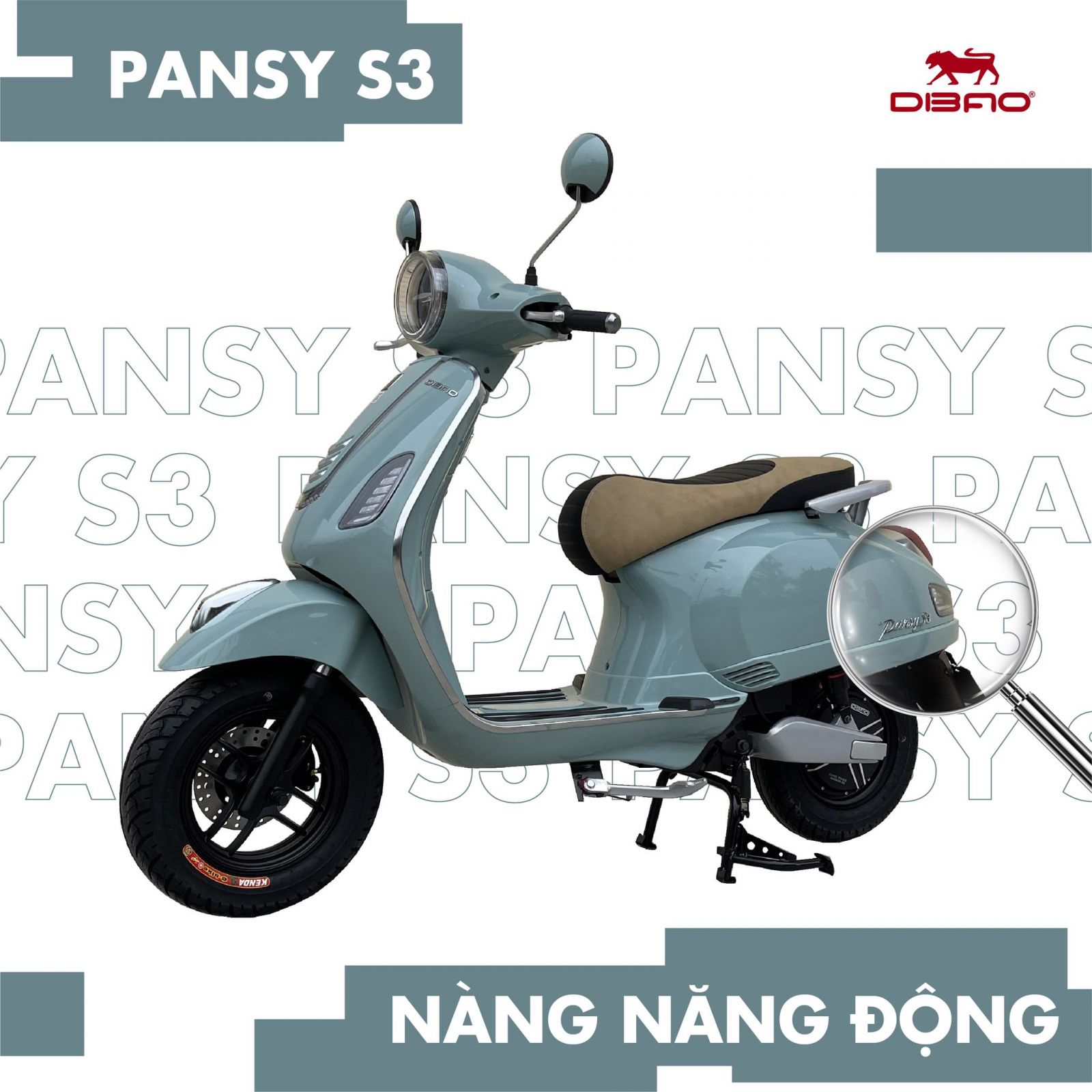 Xe điện Dibao Pansy S3 – Nàng năng động