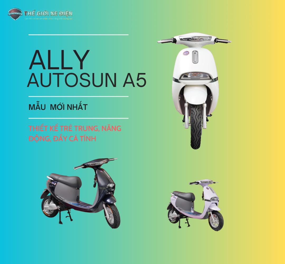 Xe máy điện Ally Autosun A5 2023