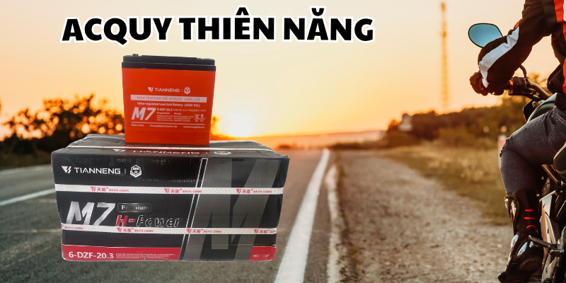 Bộ 5 acquy thiên năng M7 20Ah