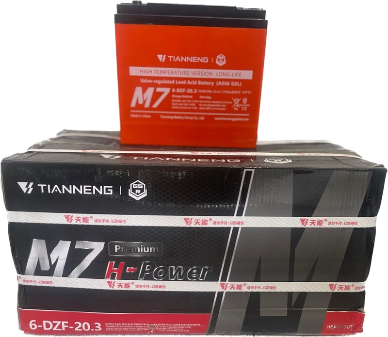 Bộ 5 acquy thiên năng M7 20Ah
