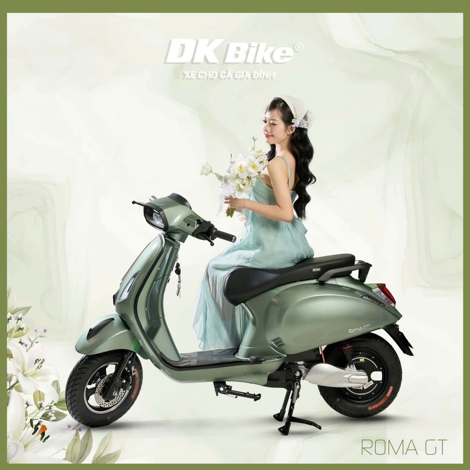 Xe máy điện DK Bike Roma GT New 2025