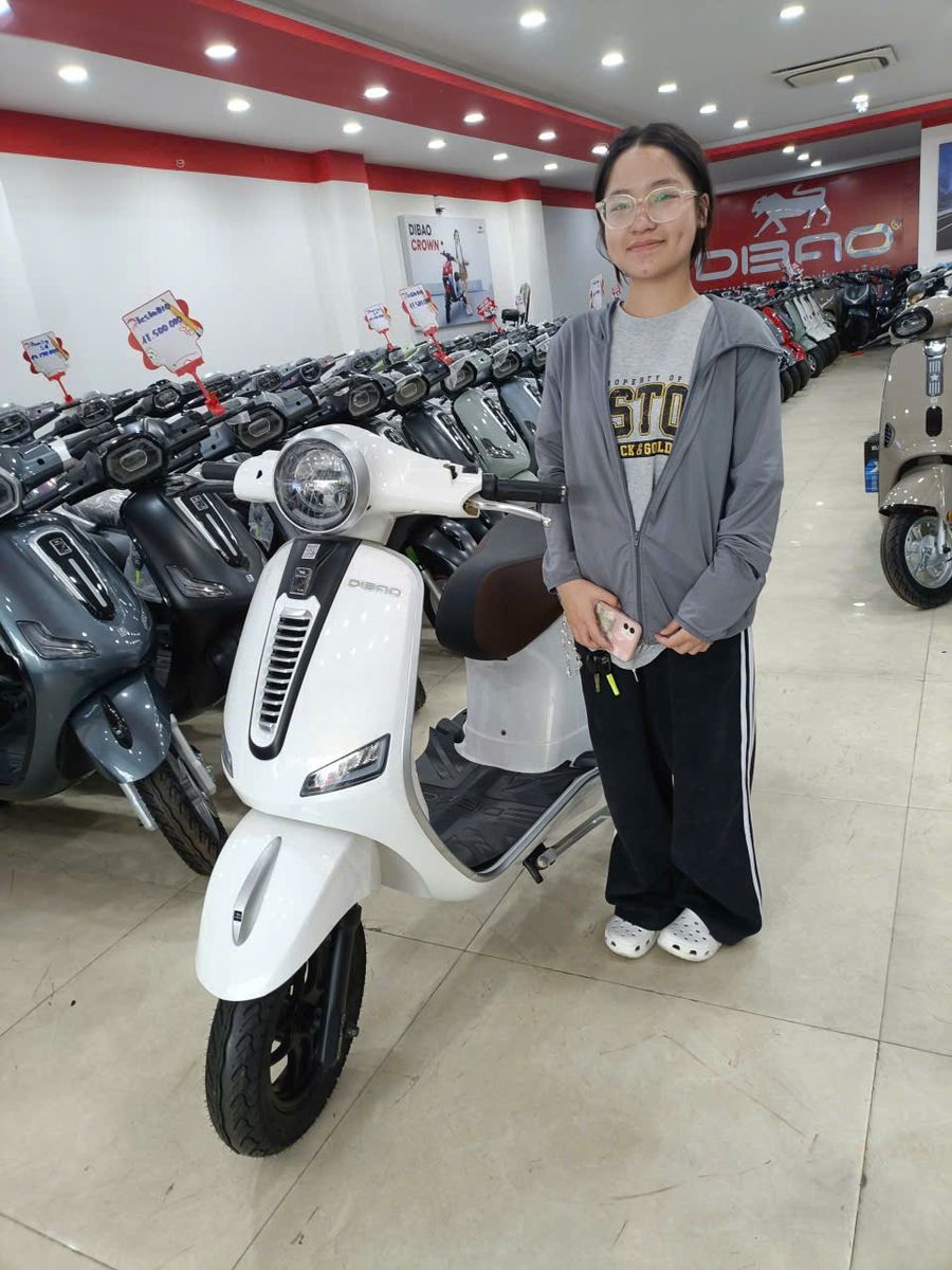 xe ga 50cc pansy xs1 màu trắng