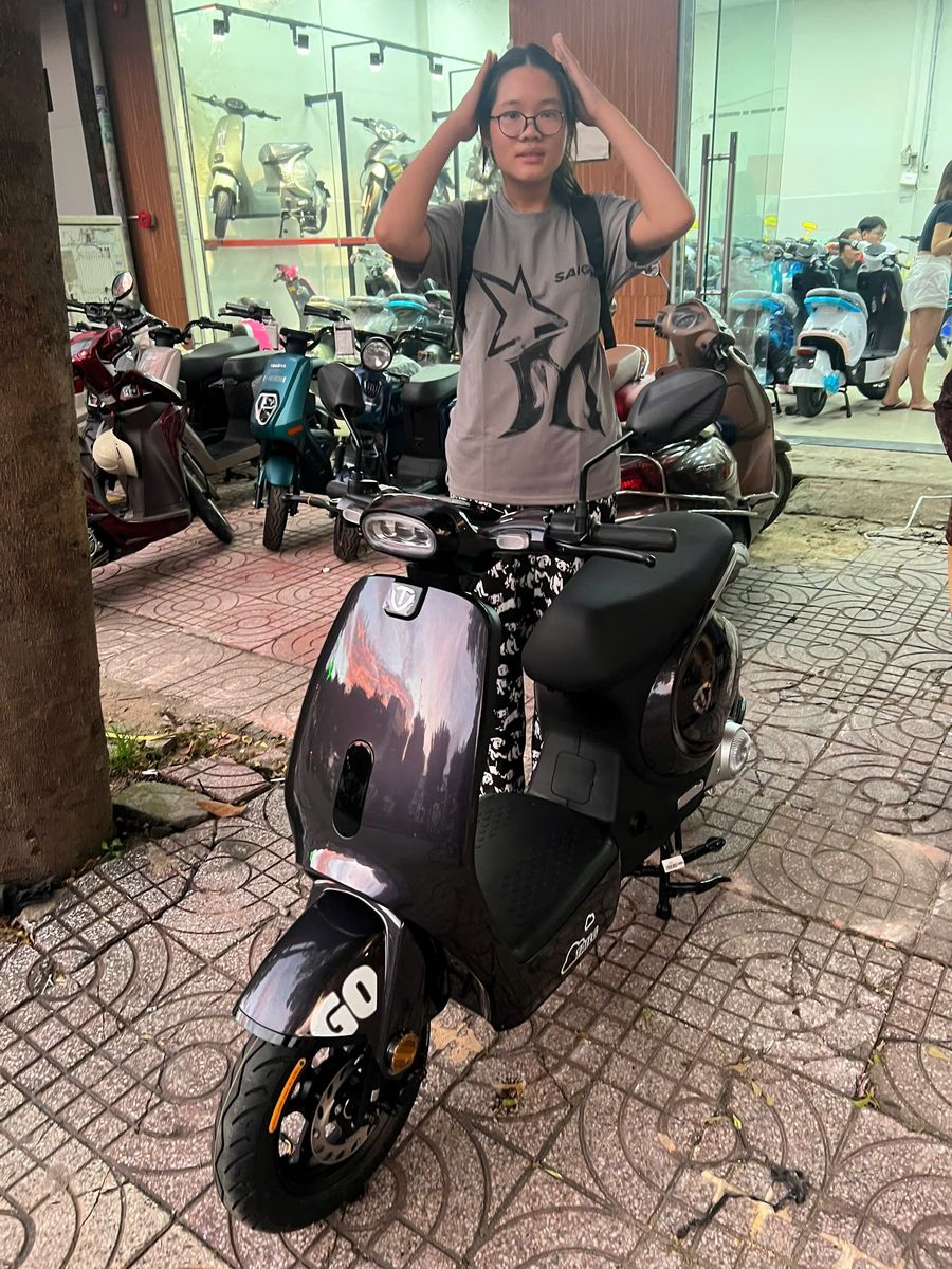 xe điện tailg gr56 màu tím