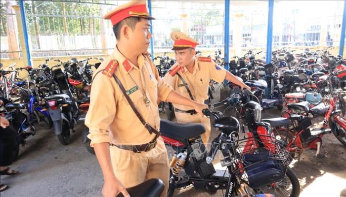 Cơ quan chức năng mạnh tay với xe đạp điện không rõ xuất xứ