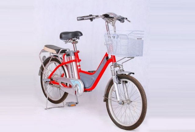 xe đạp điện Bridgestone MLI màu đỏ
