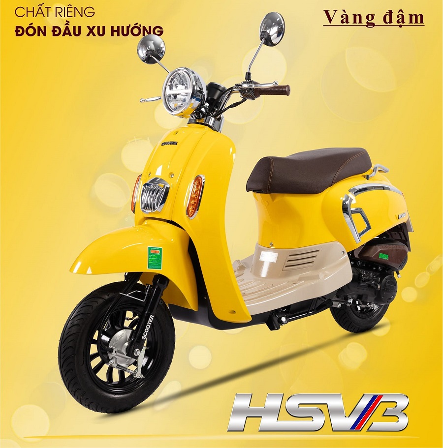 Xe 50cc Crea HSV3 Hyosung thiết kế ấn tượng, gam màu cá tính