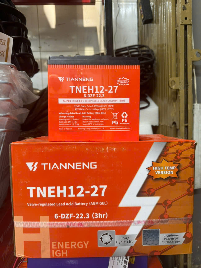 bộ 5 ắc quy TAILG 23Ah