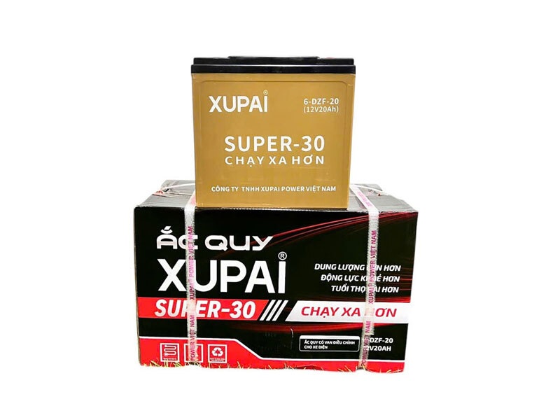 Bộ 5 ắc quy XuPai 20Ah