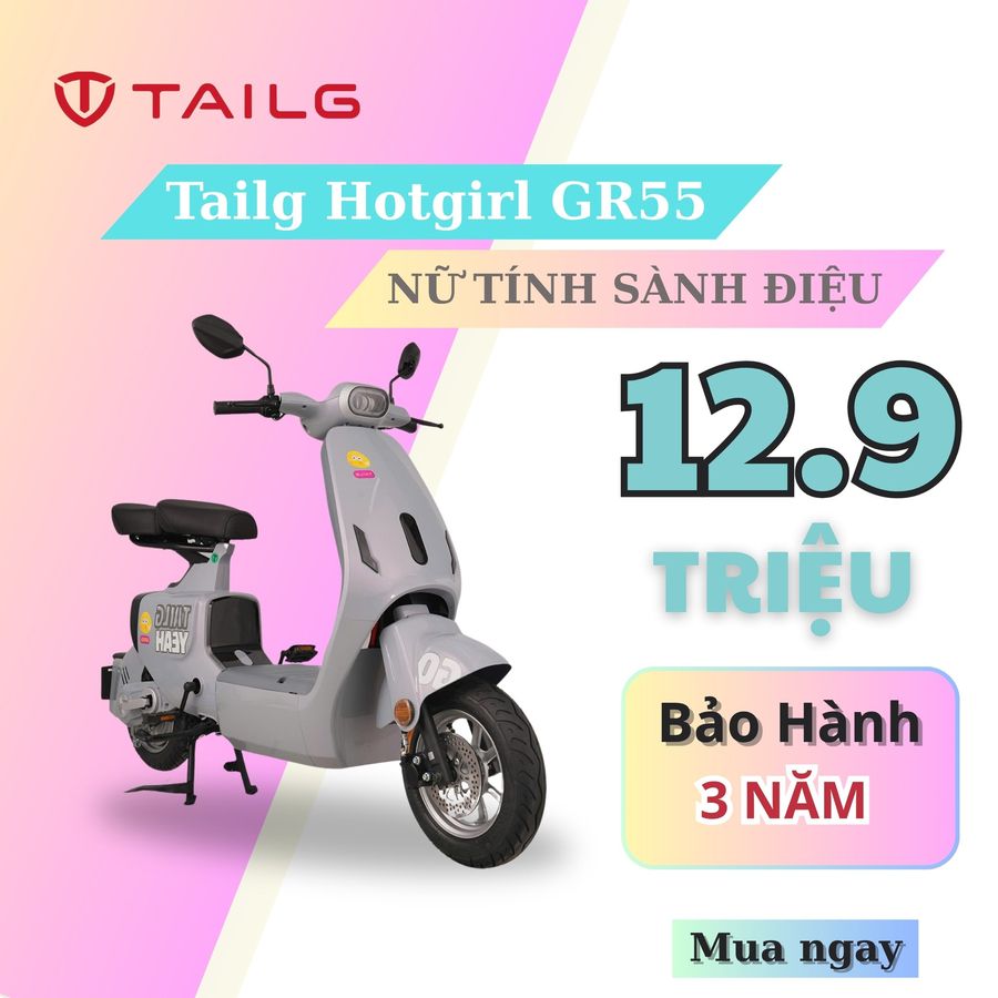 xe đạp điện tailg hotgirl gr55 12tr990
