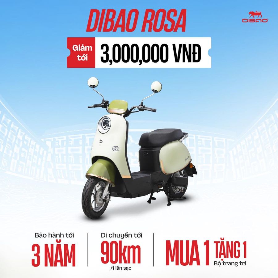 xe đạp điện DIBAO rosa 16tr990