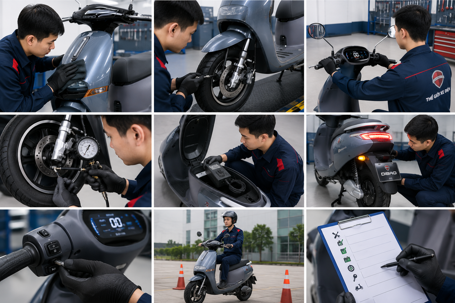 Thế Giới Xe Điện chưa bàn giao xe nếu chưa hoàn tất 6 bước kiểm tra quan trọng