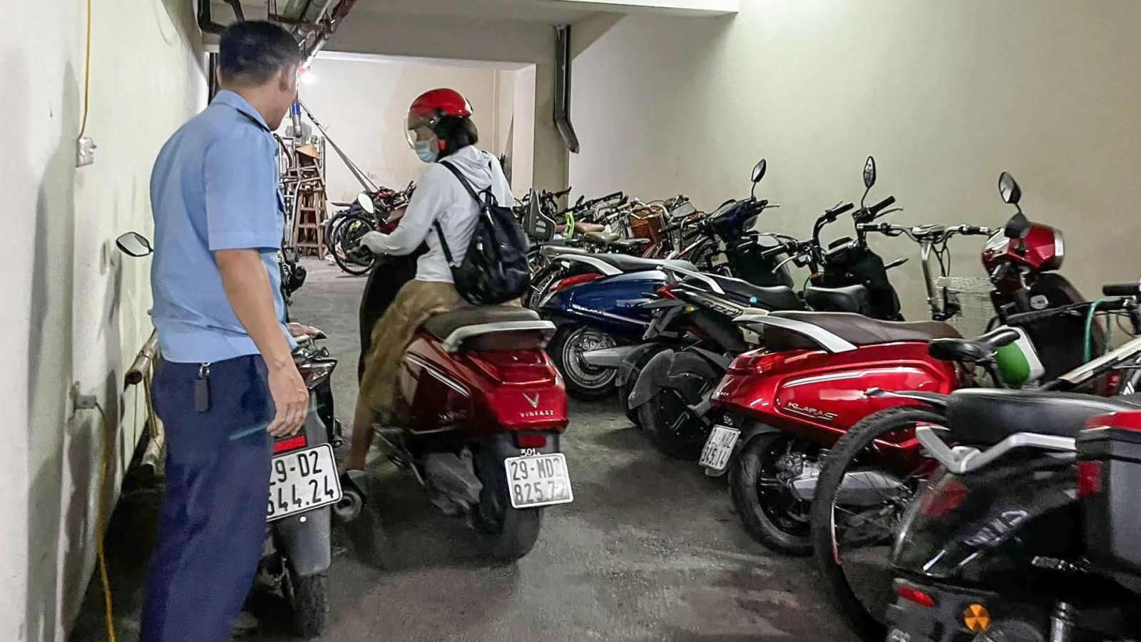 Quyết định ở chung cư cấm gửi xe điện chia làm 2 giai đoạn