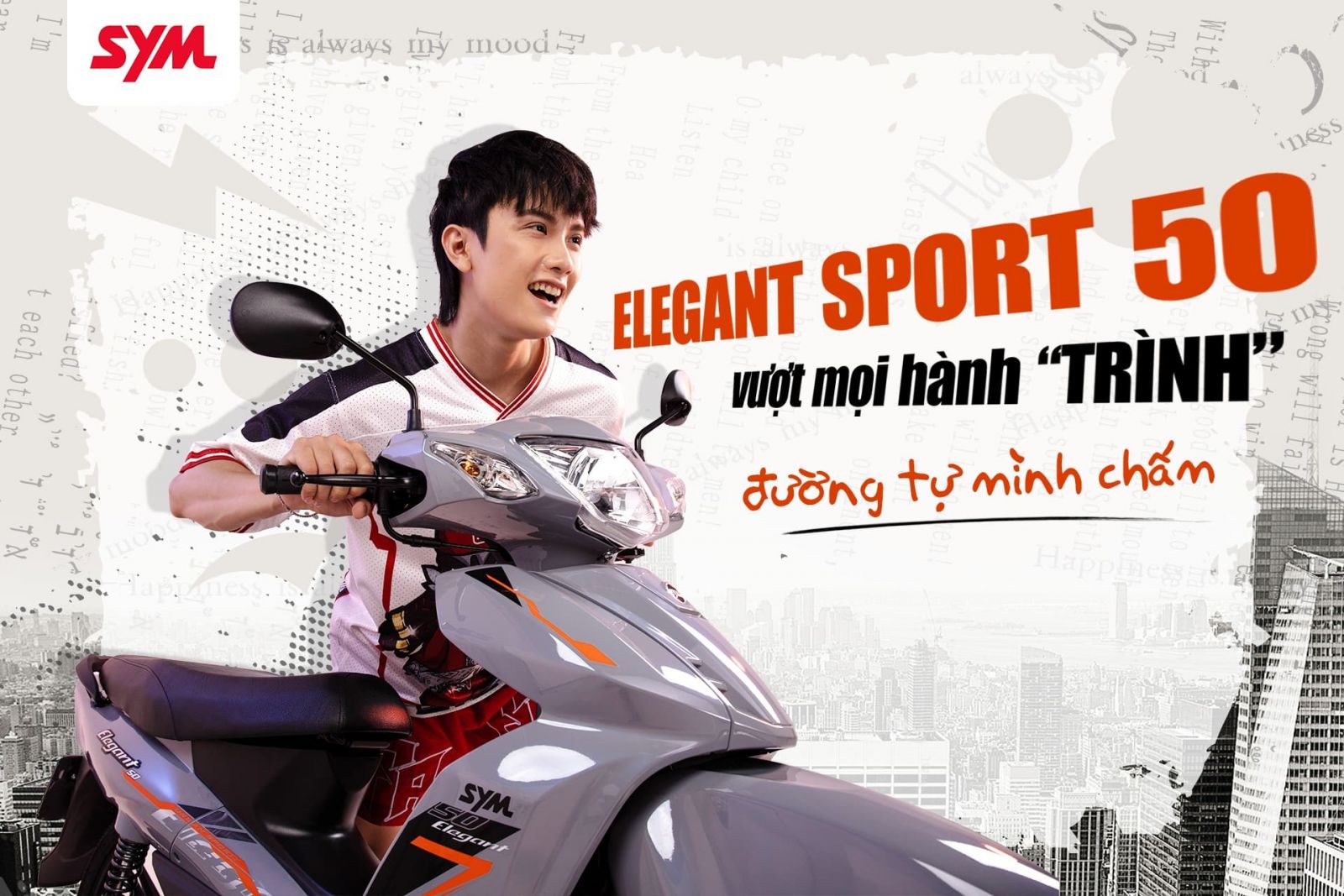 SYM Elegant 50 Vành Đúc