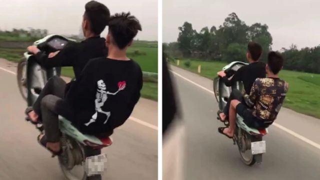 Hành vi vi phạm giao thông gây xôn xao dư luận