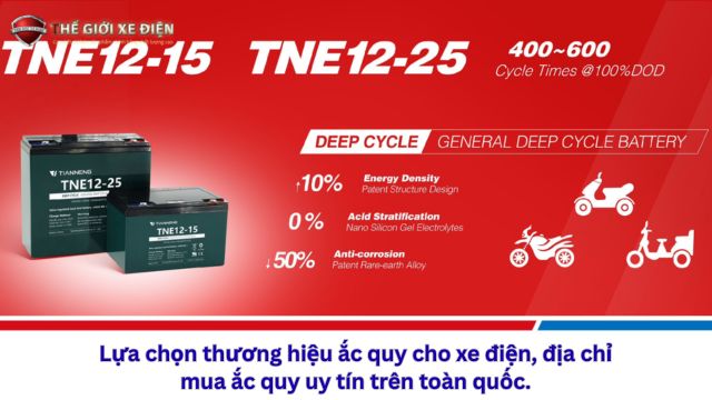 Lựa chọn thương hiệu ắc quy cho xe điện, địa chỉ mua ắc quy uy tín trên toàn quốc. 