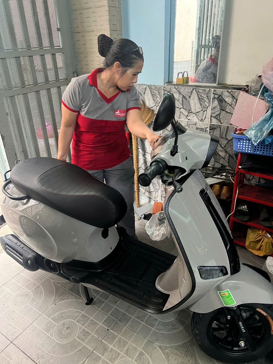 chị gái chốt mua xe ga 50cc osakar nispa vera p