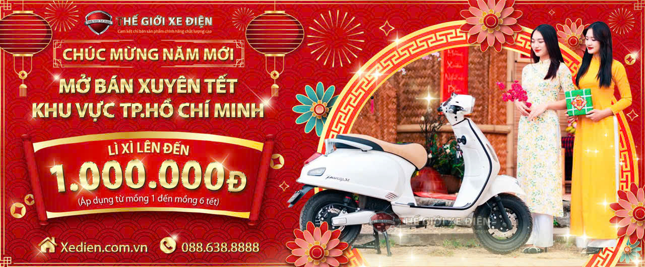 Thế giới xe điện sale Tết 2025