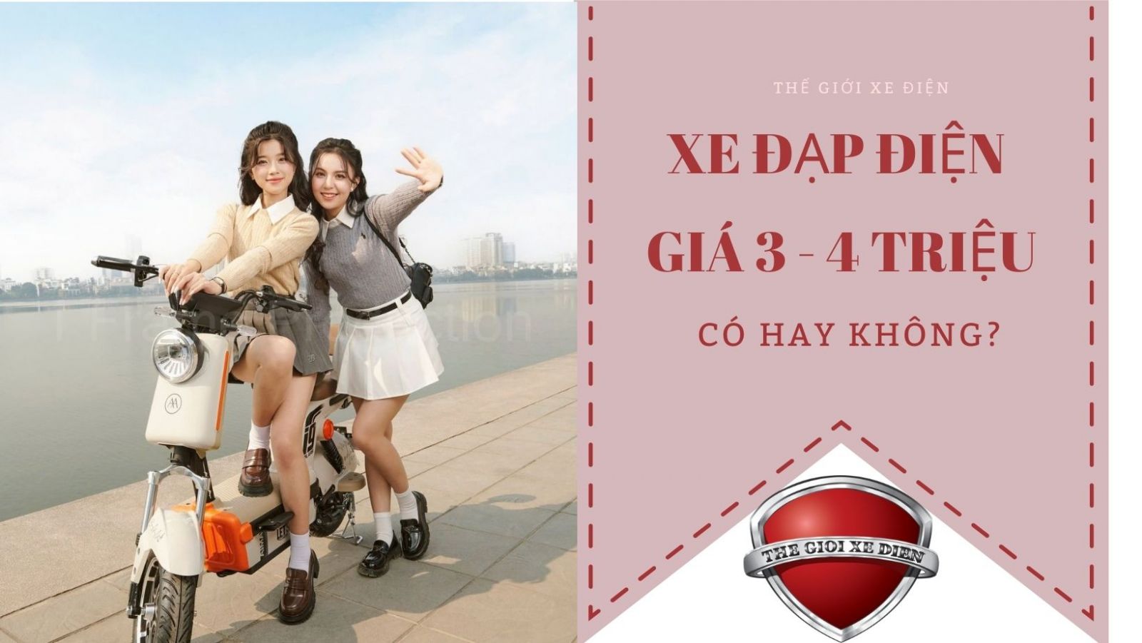 xe đạp điện giá 3 đến 4 triệu