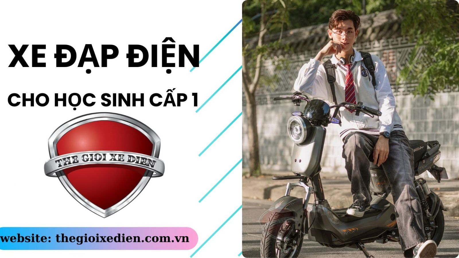 xe đạp điện cho học sinh cấp 1