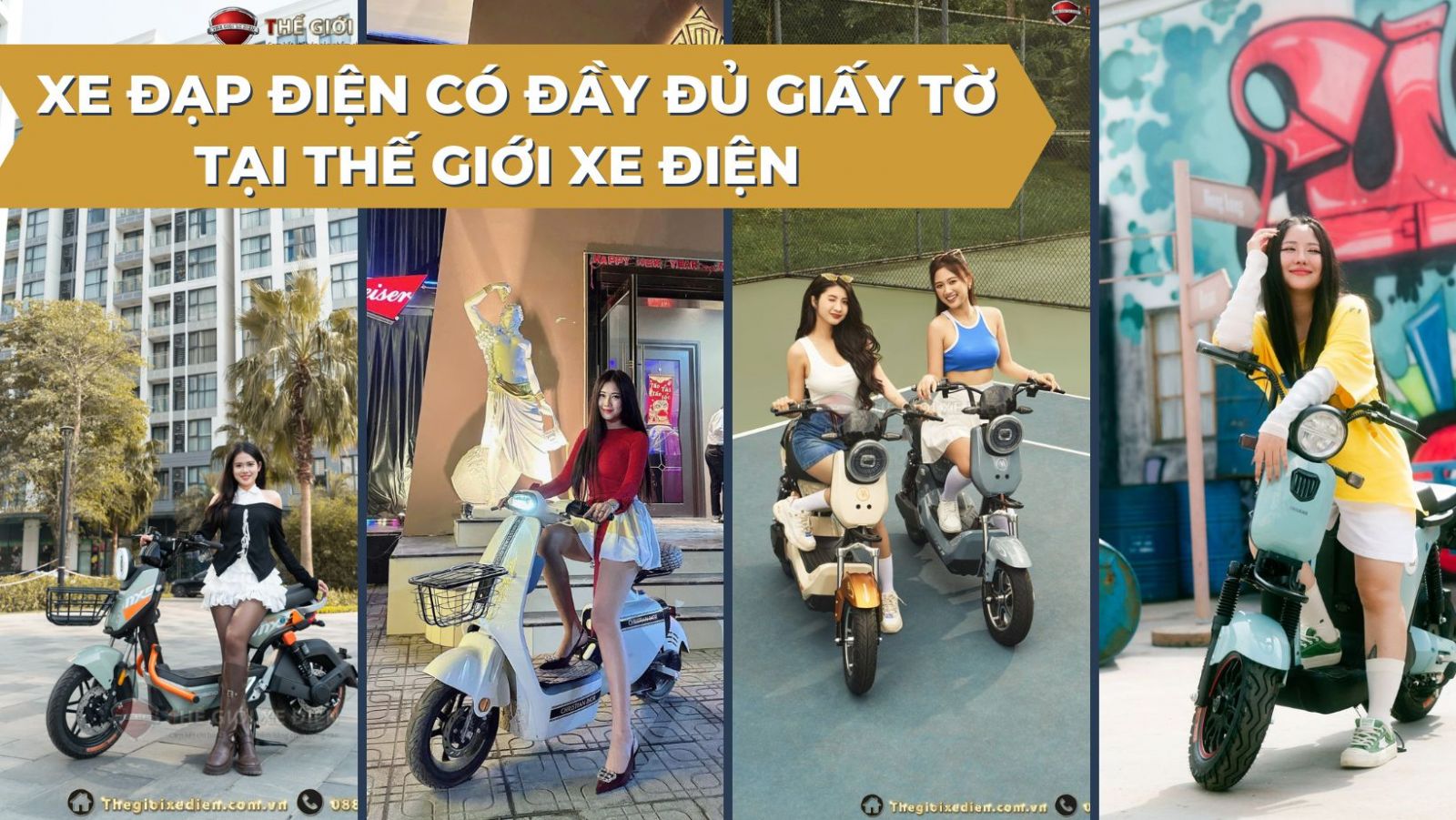 top 5 xe đạp điện có đầy đủ giấy tờ