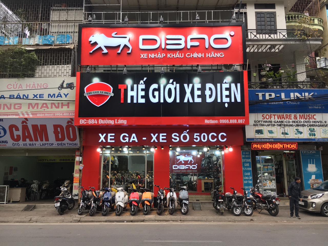địa chỉ mua xe máy 50cc dibao chính hãng