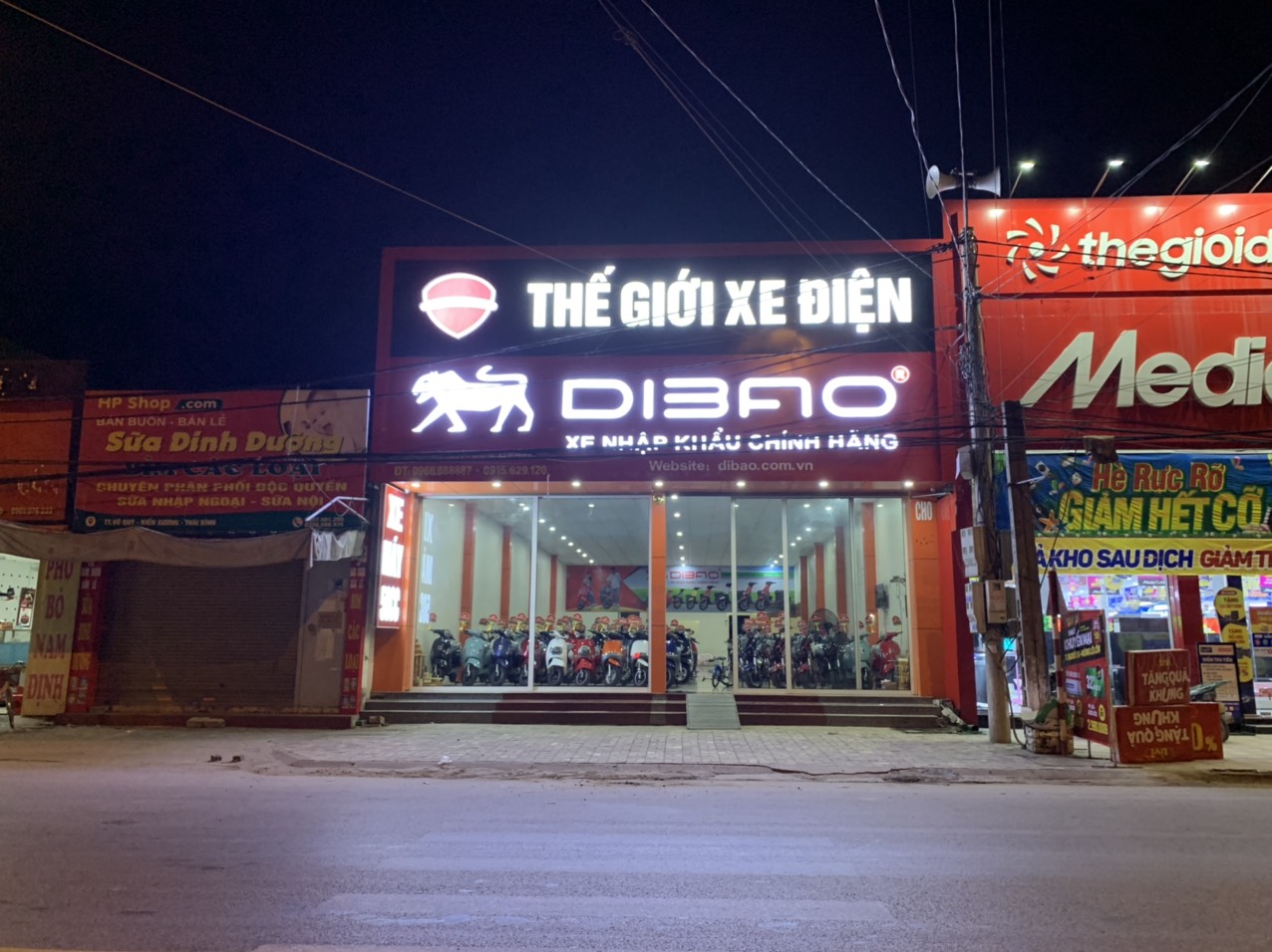 địa chỉ bán xe điện, xe 50cc tại Thái Bình