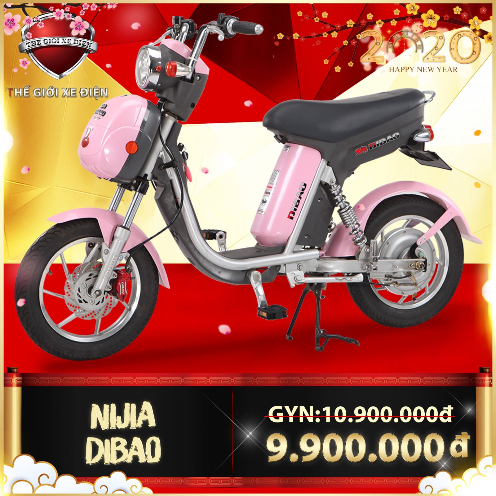 xe đạp điện Hà Nội Ninja Dibao