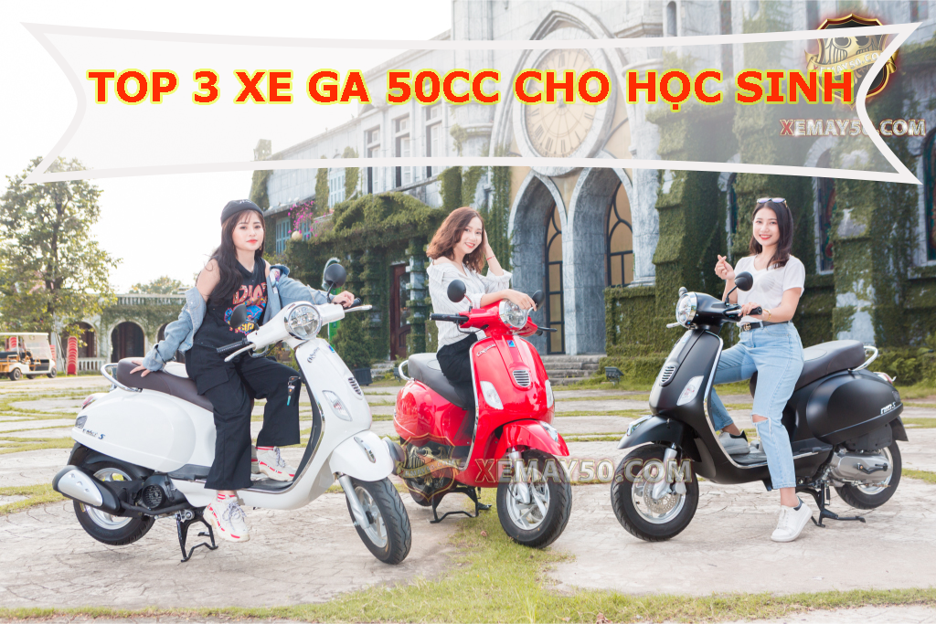 5 dòng xe 50cc giá rẻ cho học sinh