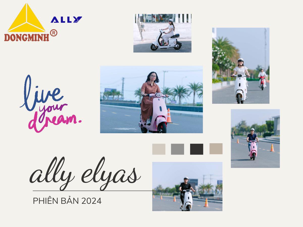 xe đạp điện thời trang ally elyas