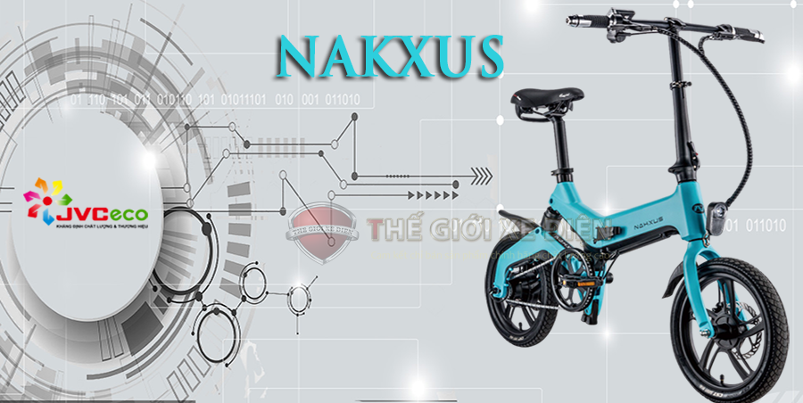 xe đạp điện gấp nakxus S pin lithium
