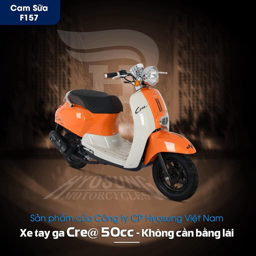 Ảnh Xe Ga 50cc Crea Hyosung 