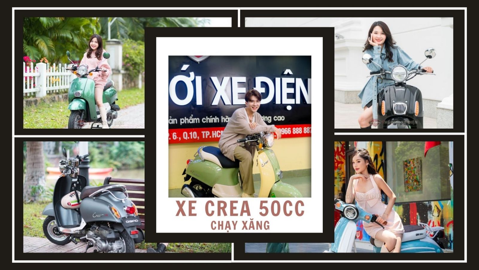 xe crea 50cc chạy xăng