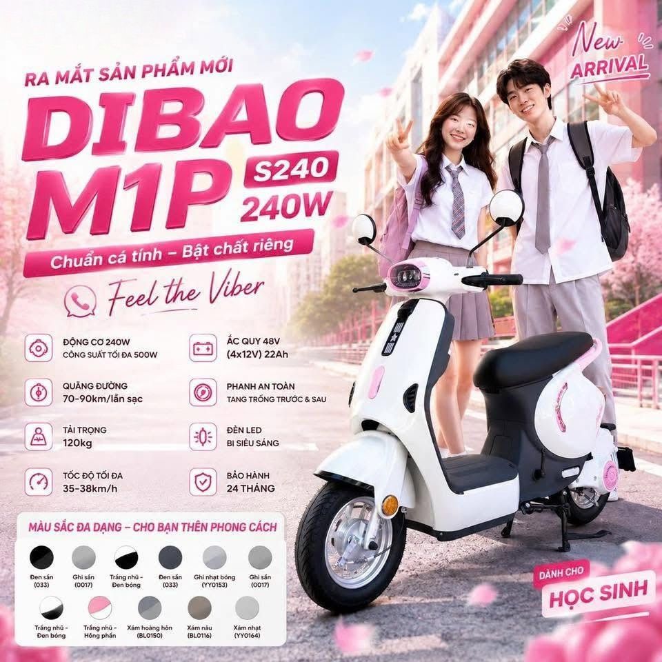 xe đạp điện dibao m1p