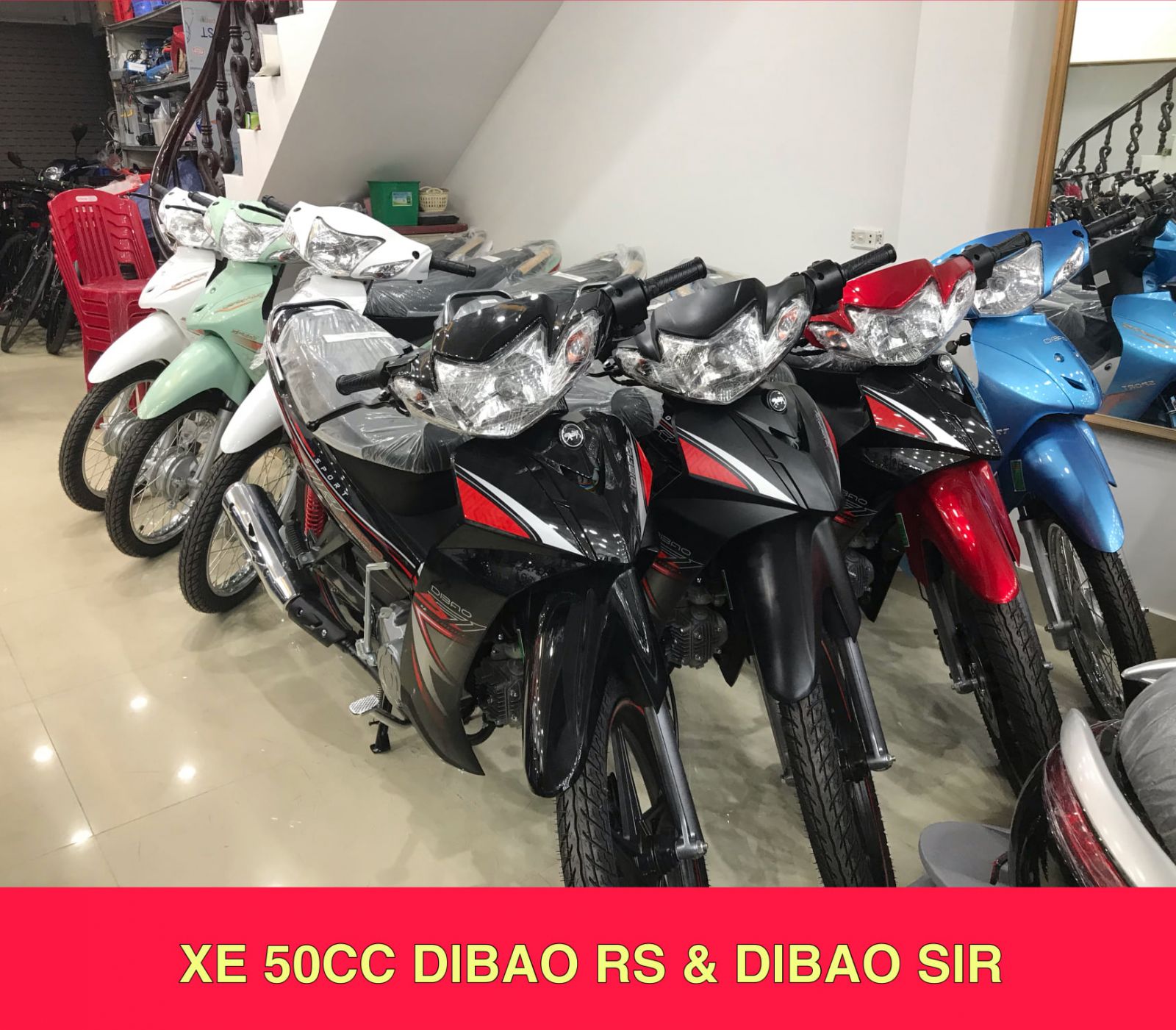 các mẫu xe số 50cc của hãng Dibao