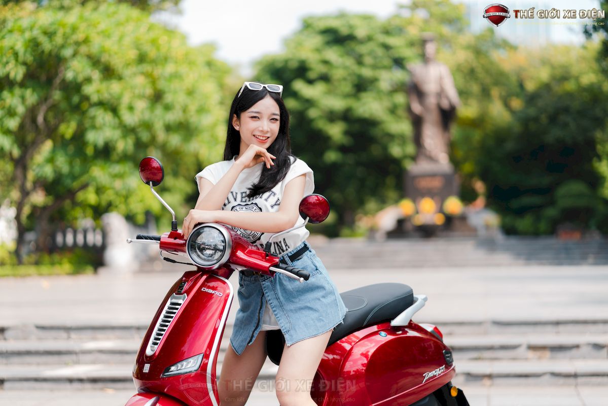 xe ga 50cc màu đỏ - pansy xs1  50cc