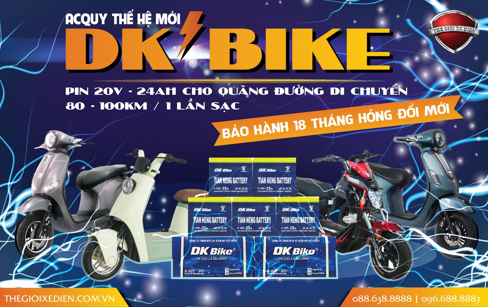 ắc quy dk bike