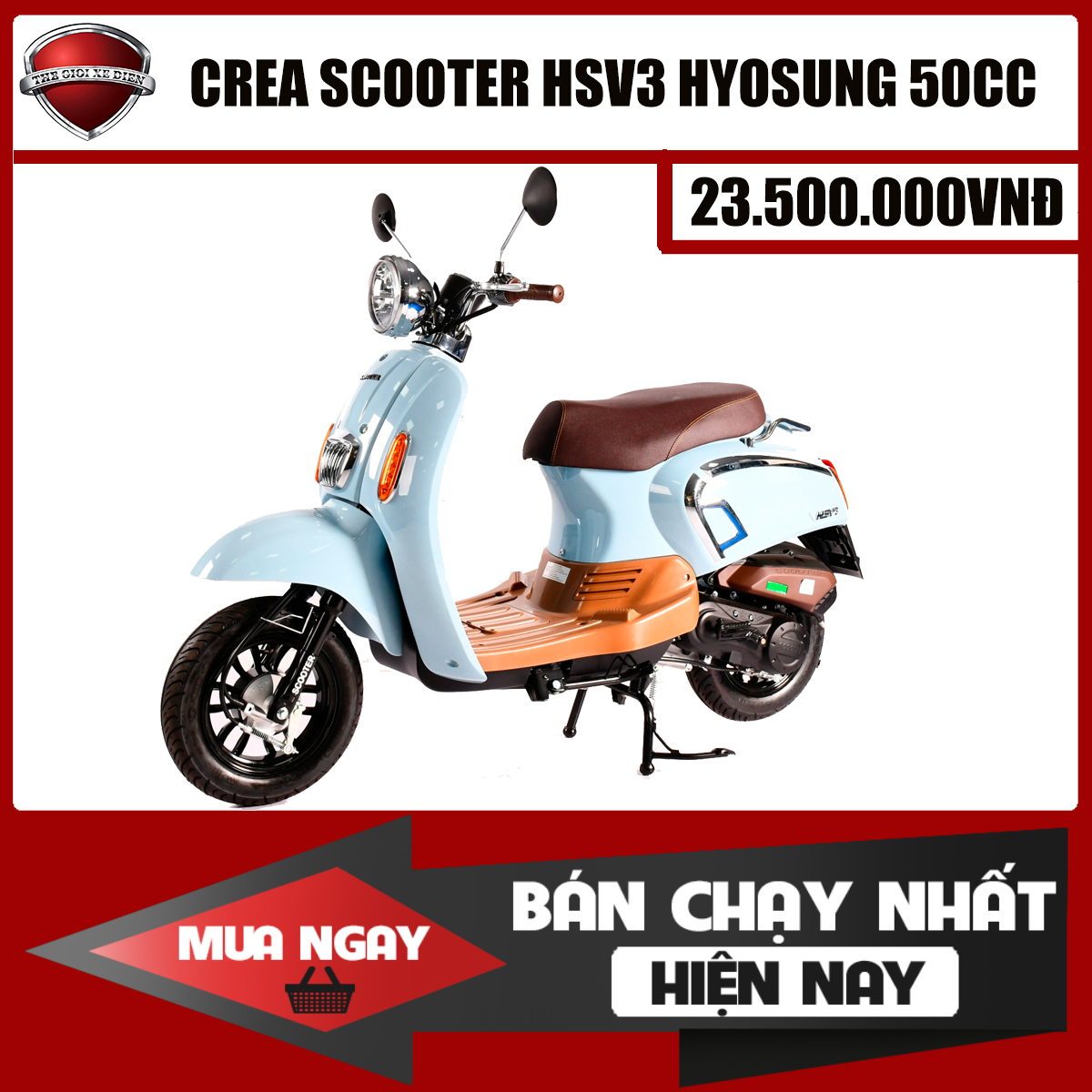 xe ga 50cc crea scooter hsv3 hyosung