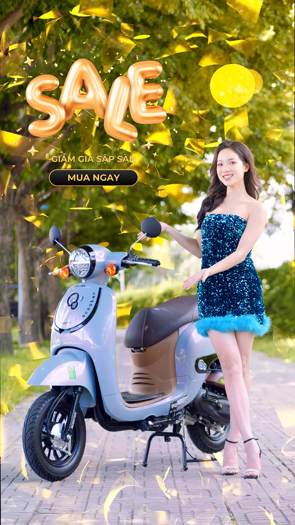 xe máy 50cc tốt nhất - HSV2 Hyosung