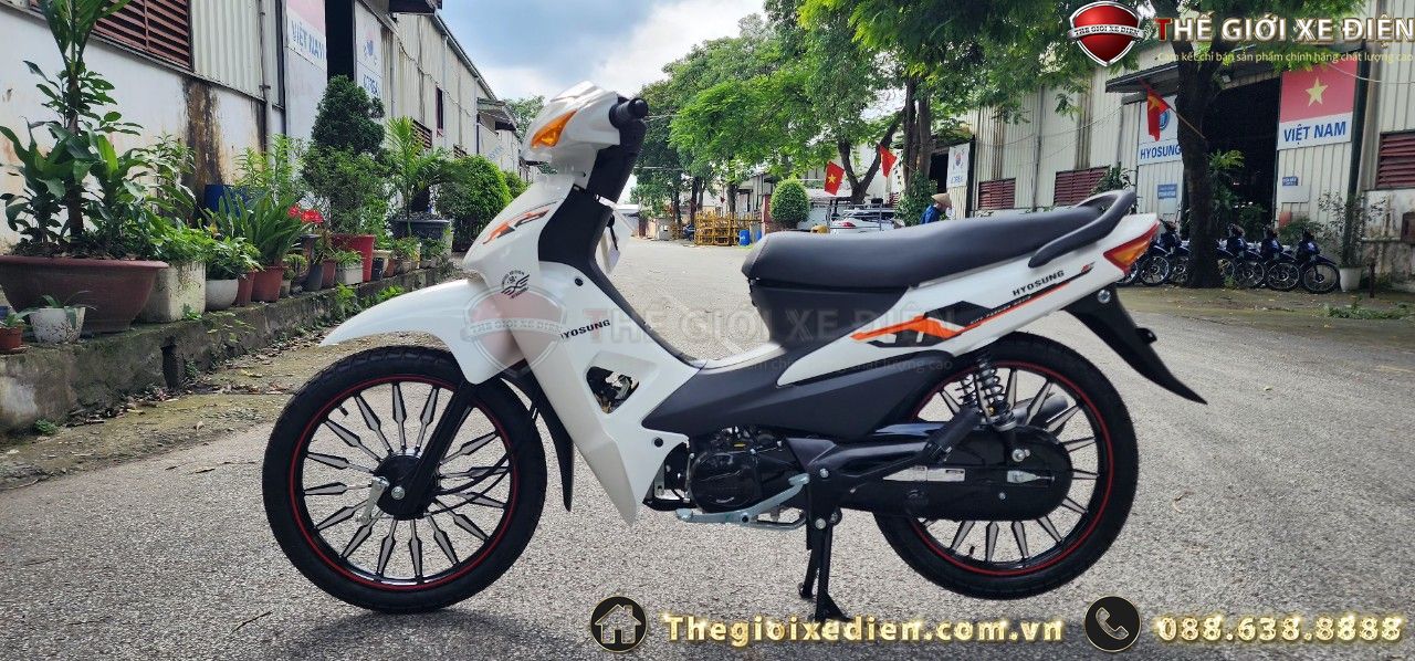 xe máy 50cc wave hyosung vành đúc