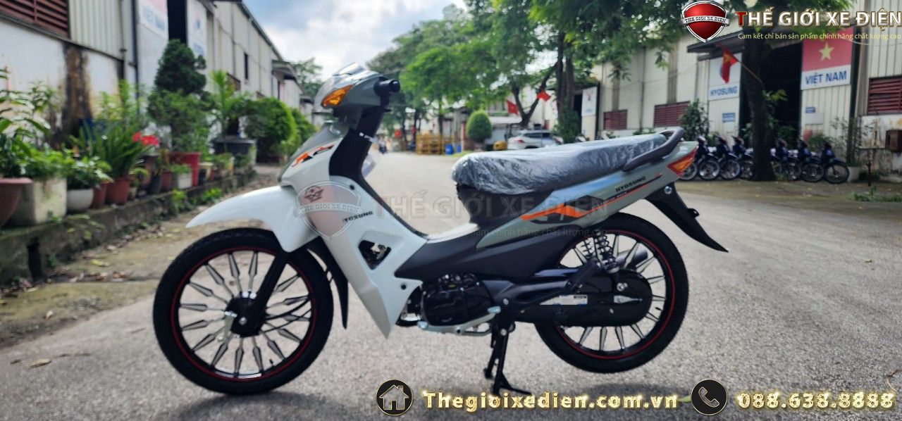 xe máy 50cc wave hyosung vành đúc