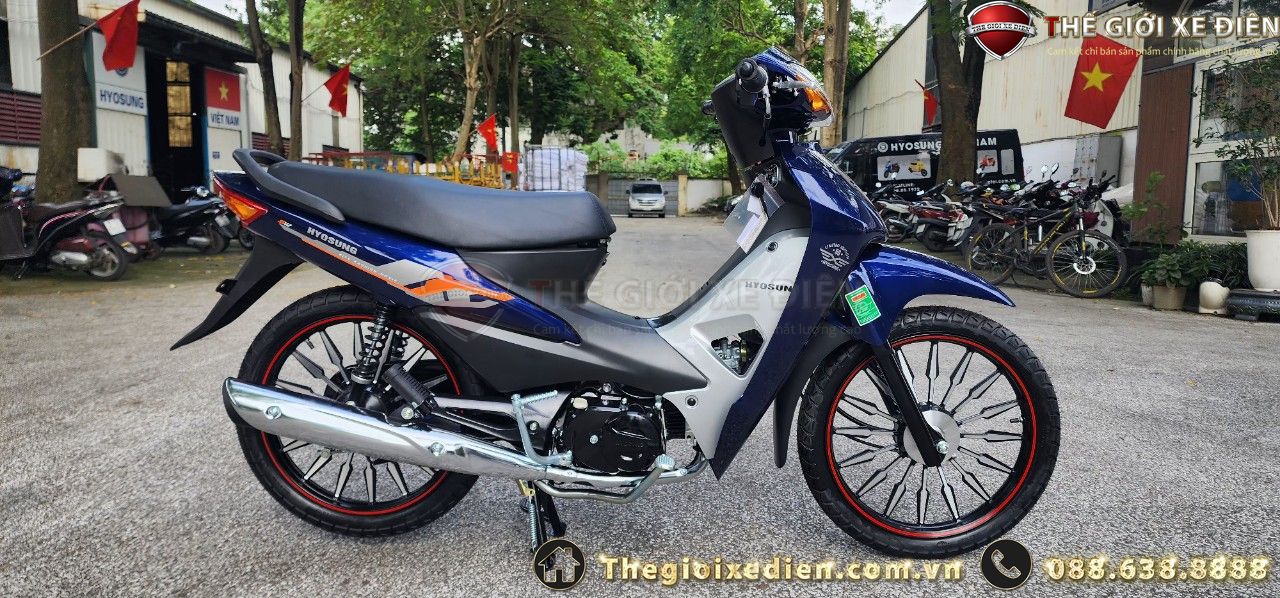 xe máy 50cc wave hyosung vành đúc