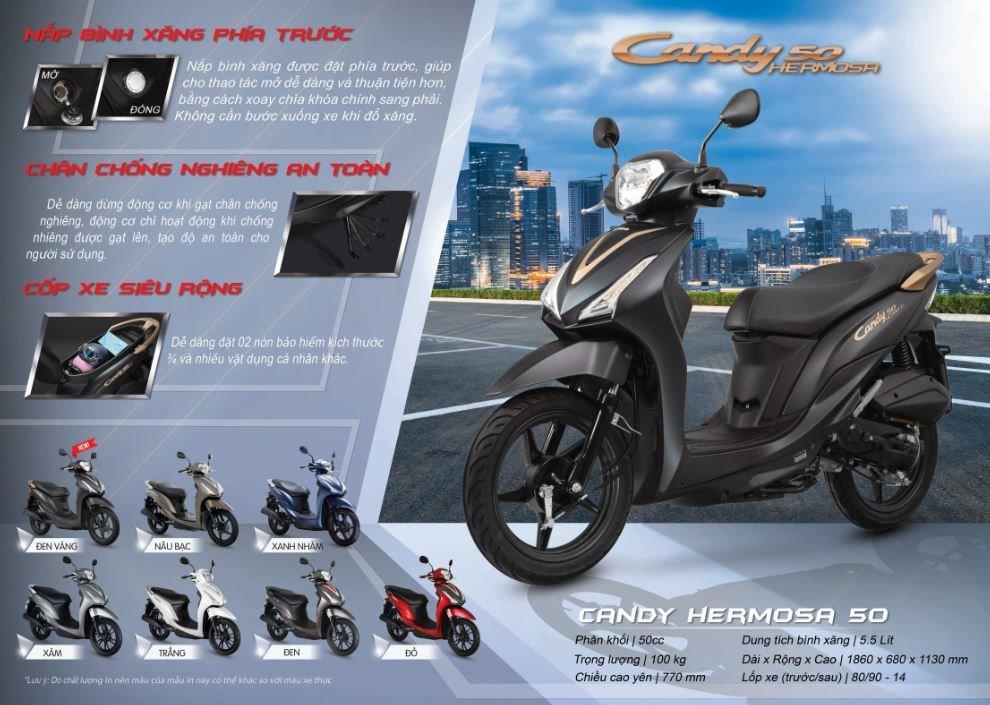 xe máy 50cc tốt nhất - Kymco Candy 50cc