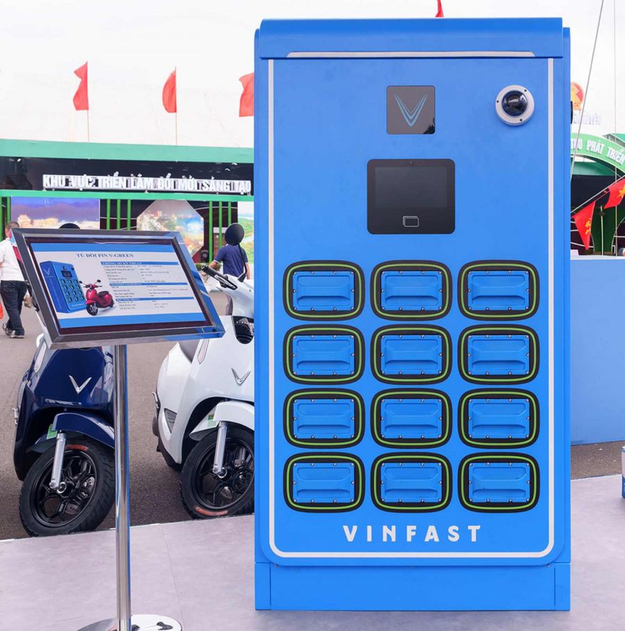 trạm đổi pin vinfast ngày càng phát triển