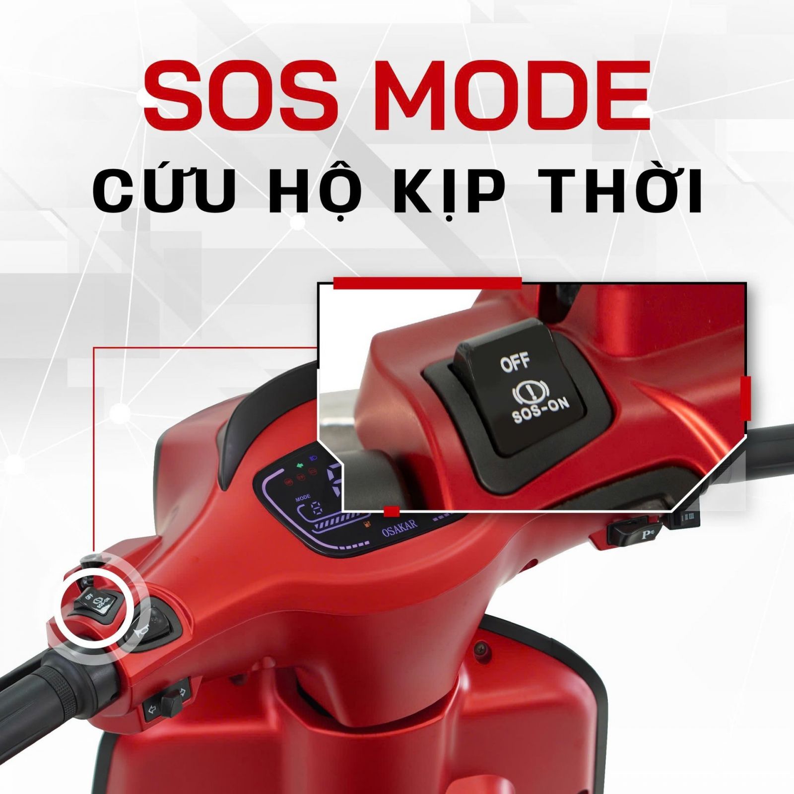 tính năng sos xe điện osakar