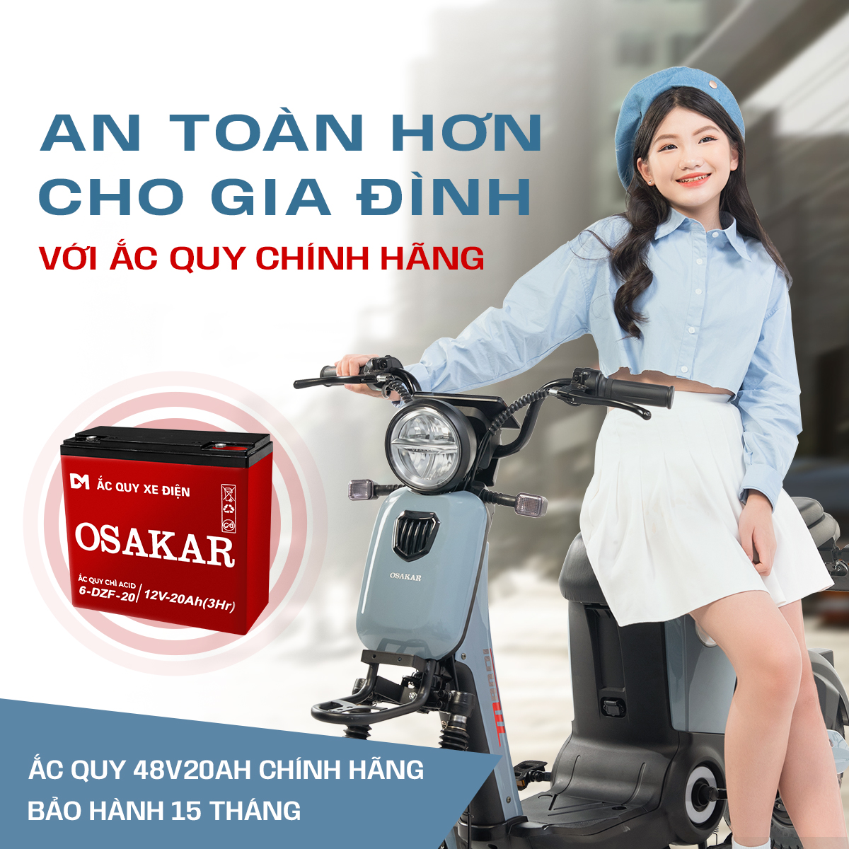 xe đạp điện osakar của nước nào