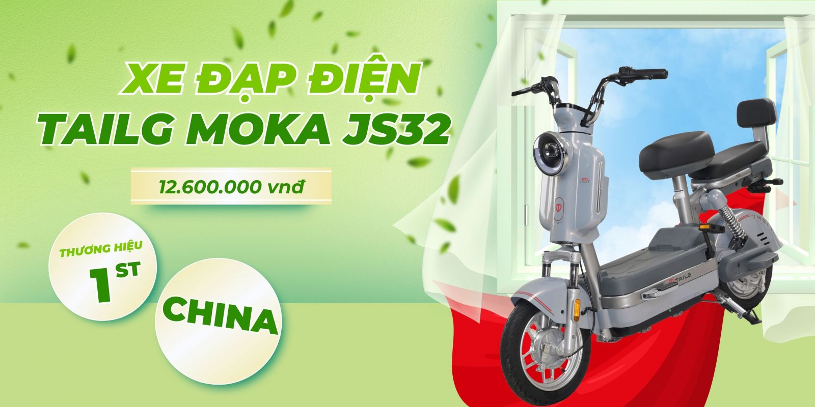 xe đạp điện tailg moka js32