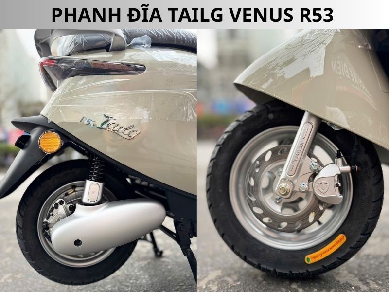 phanh đĩa trước sau tailg venus r53